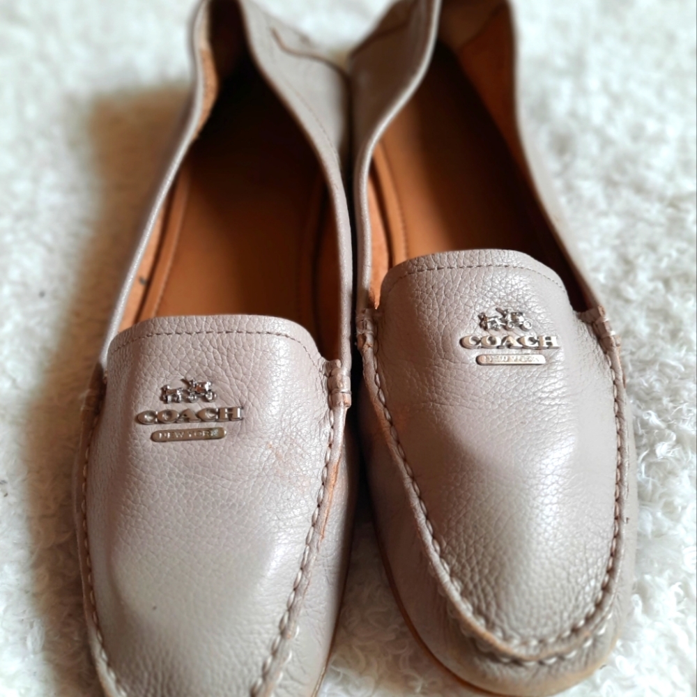 COACH New York Leather Driving Shoe Sz 9